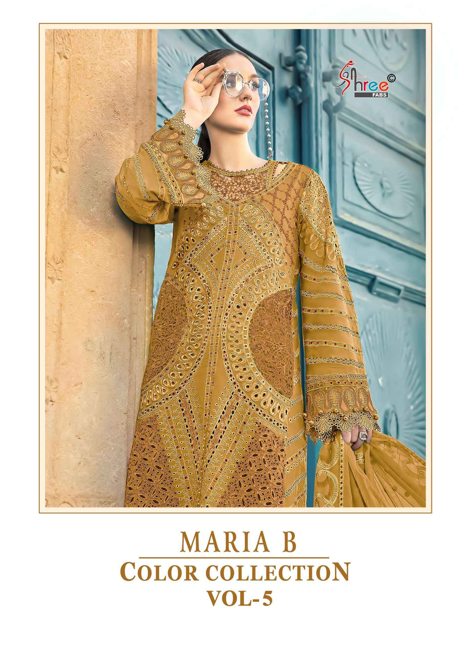 Shree Fabs Maria B Colour Collection Vol 5 Cotton Dress Material 4 pcs Catalogue