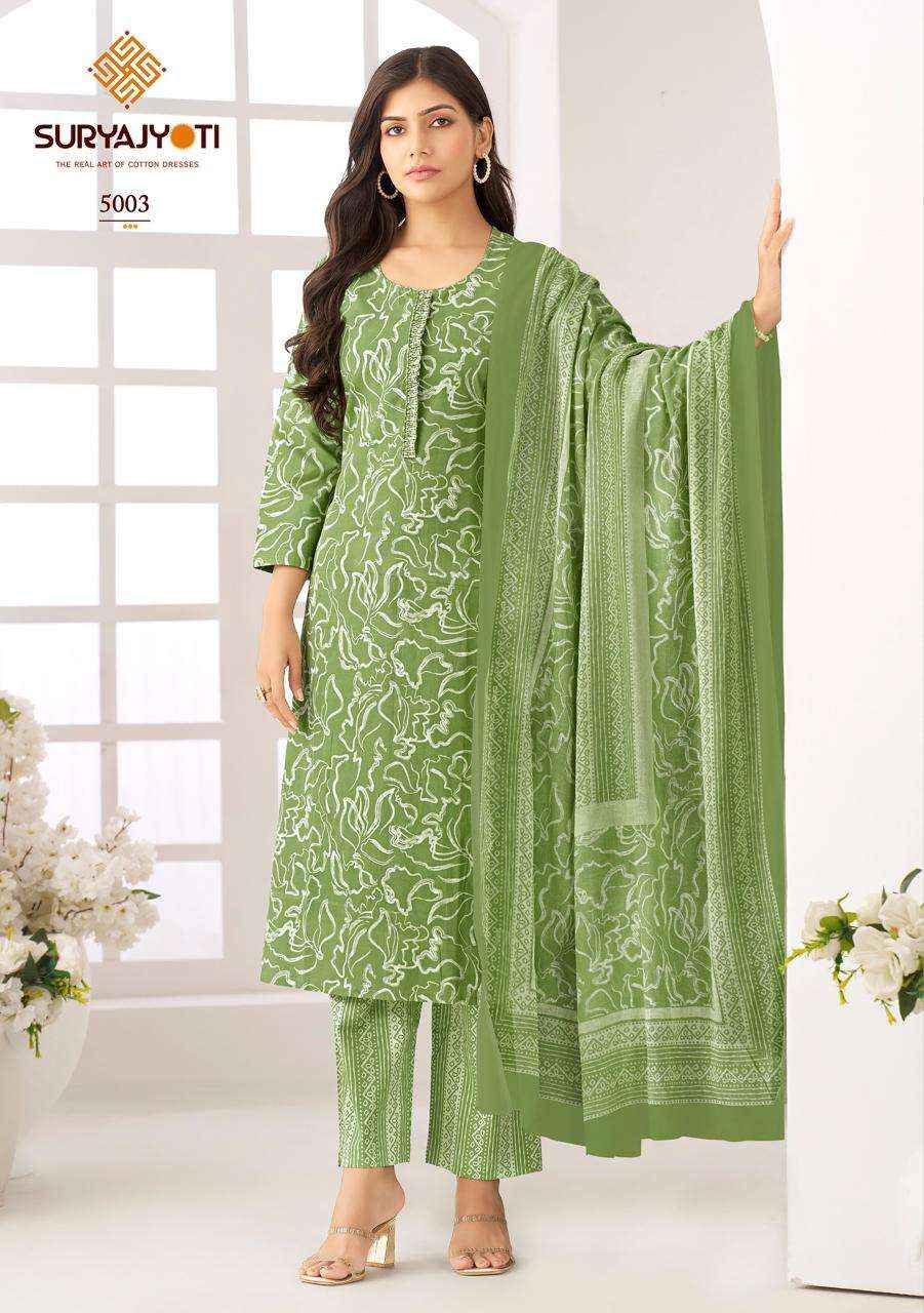 Suryajyoti Ice Look Vol 5 Cotton Dress Material 8 pcs Catalogue