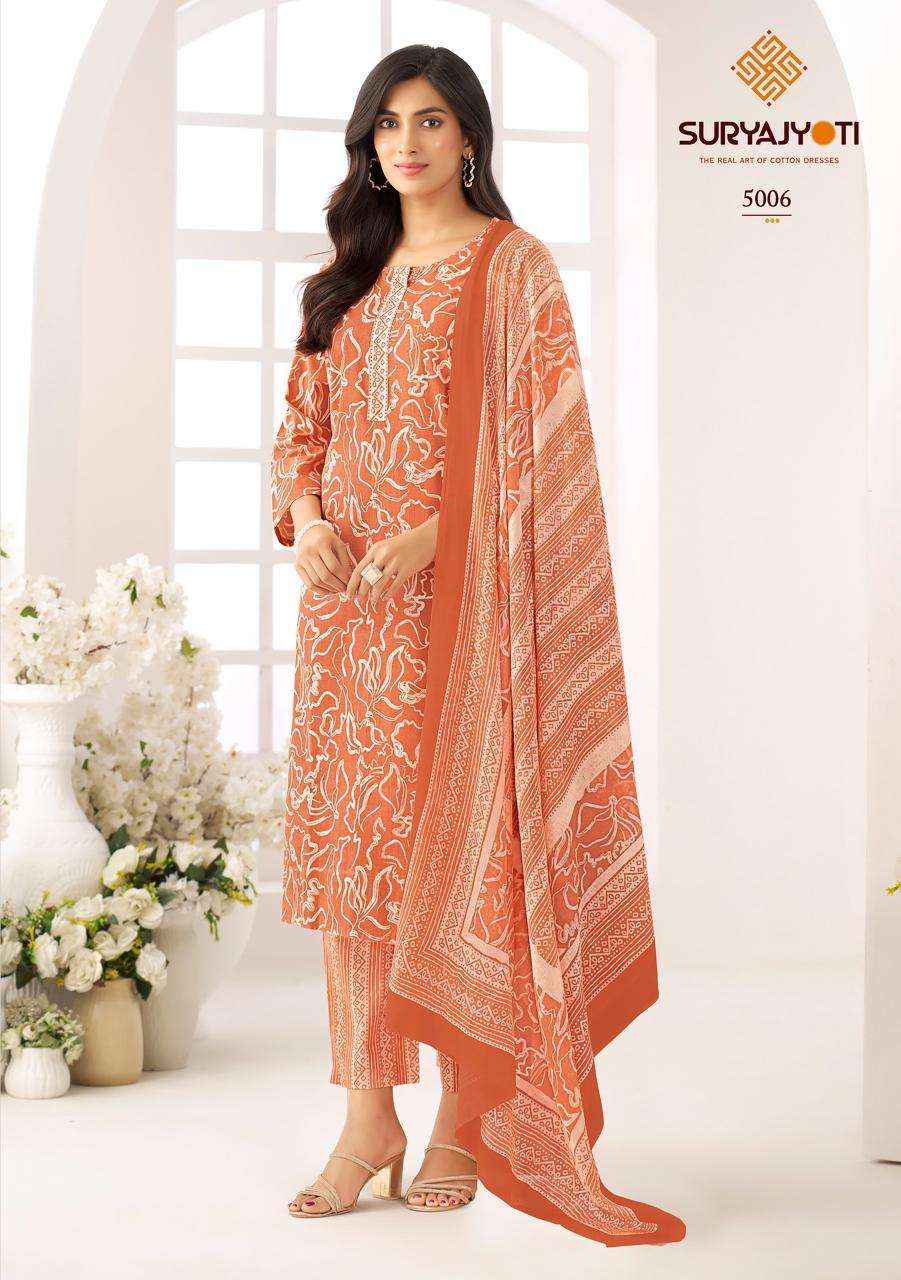Suryajyoti Ice Look Vol 5 Cotton Dress Material 8 pcs Catalogue