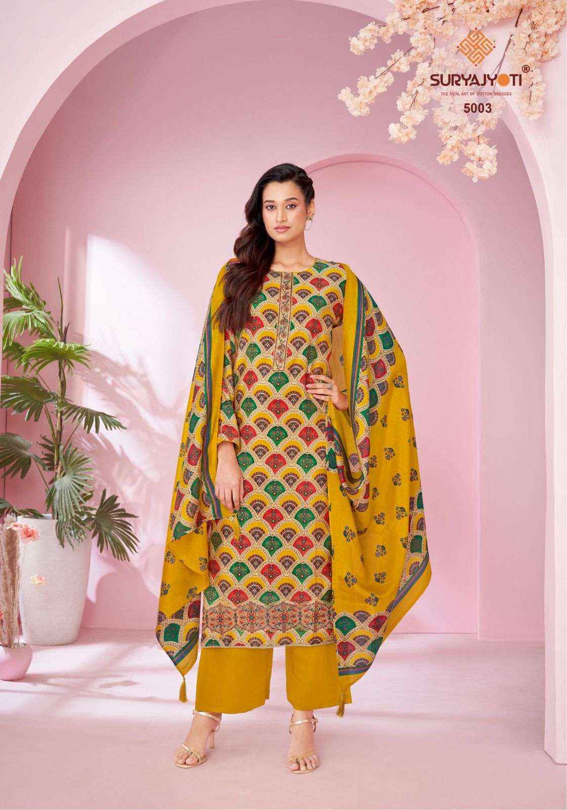 Suryajyoti Kanika Vol 5 Modal Dress Material 6 pcs Catalogue