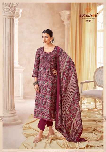 Suryajyoti Kesha Vol 1 Modal Dress Material 6 pcs Catalogue