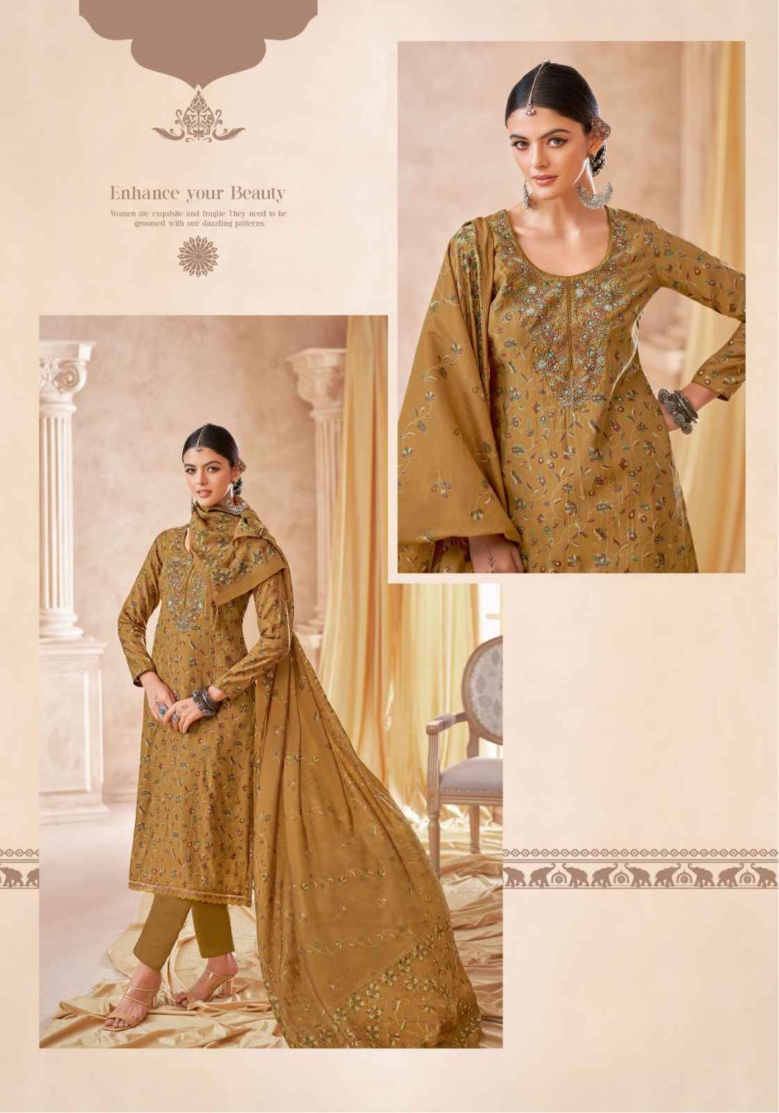 Suryajyoti Kesha Vol 1 Modal Dress Material 6 pcs Catalogue