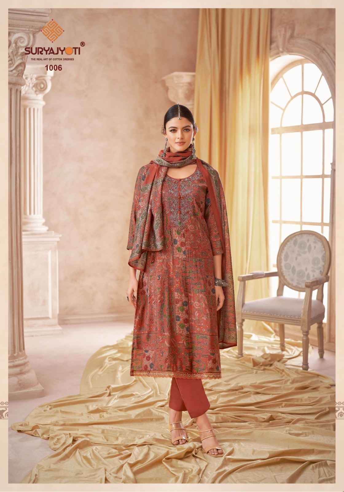 Suryajyoti Kesha Vol 1 Modal Dress Material 6 pcs Catalogue