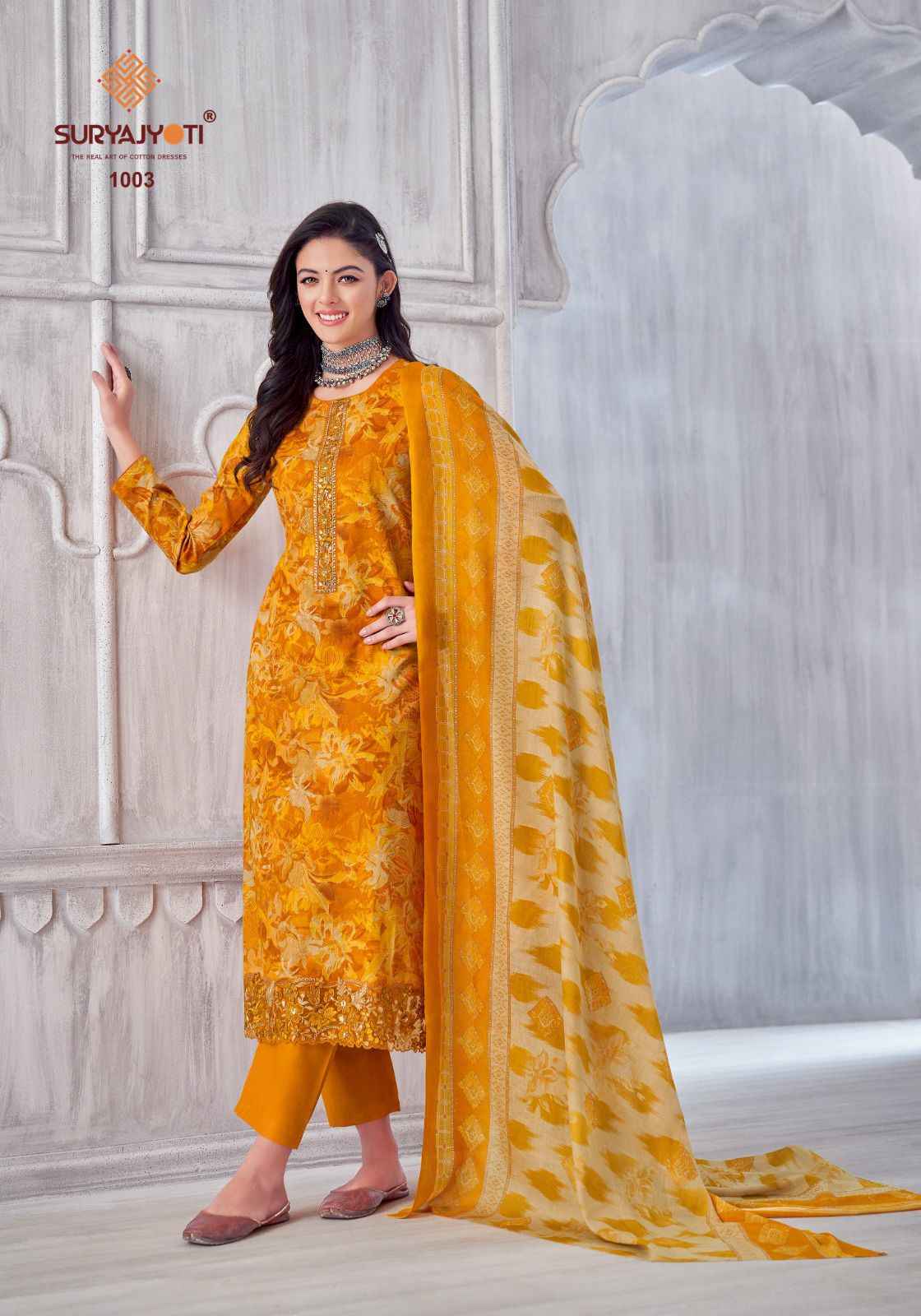 Suryajyoti Kia Vol 1 Lawn Cotton Dress Material 8 pcs Catalogue