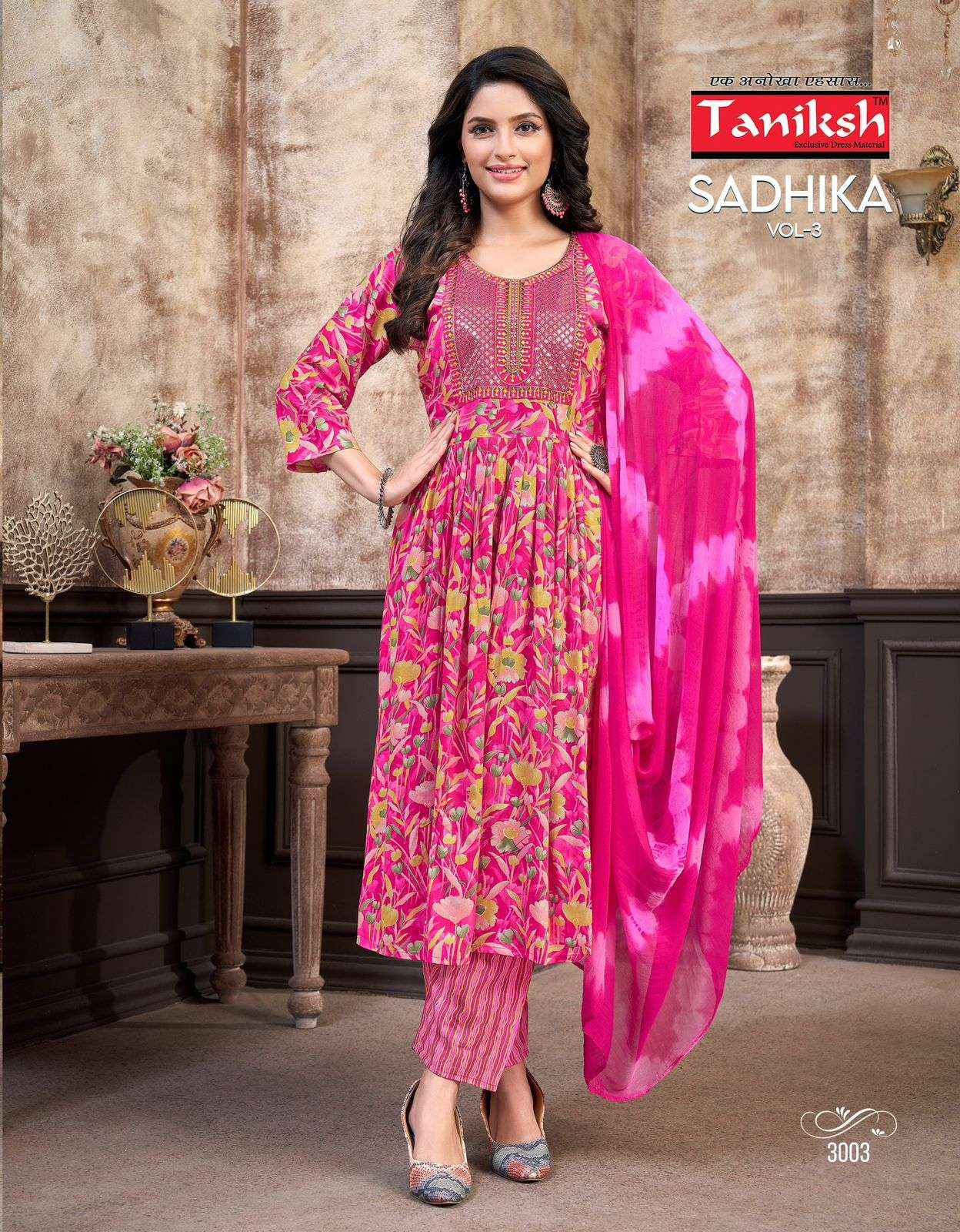 Taniksh Sadhika Vol 3 Rayon Kurti Combo 8 pcs Catalogue