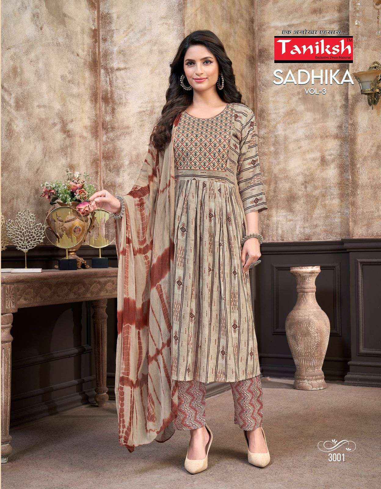 Taniksh Sadhika Vol 3 Rayon Kurti Combo 8 pcs Catalogue