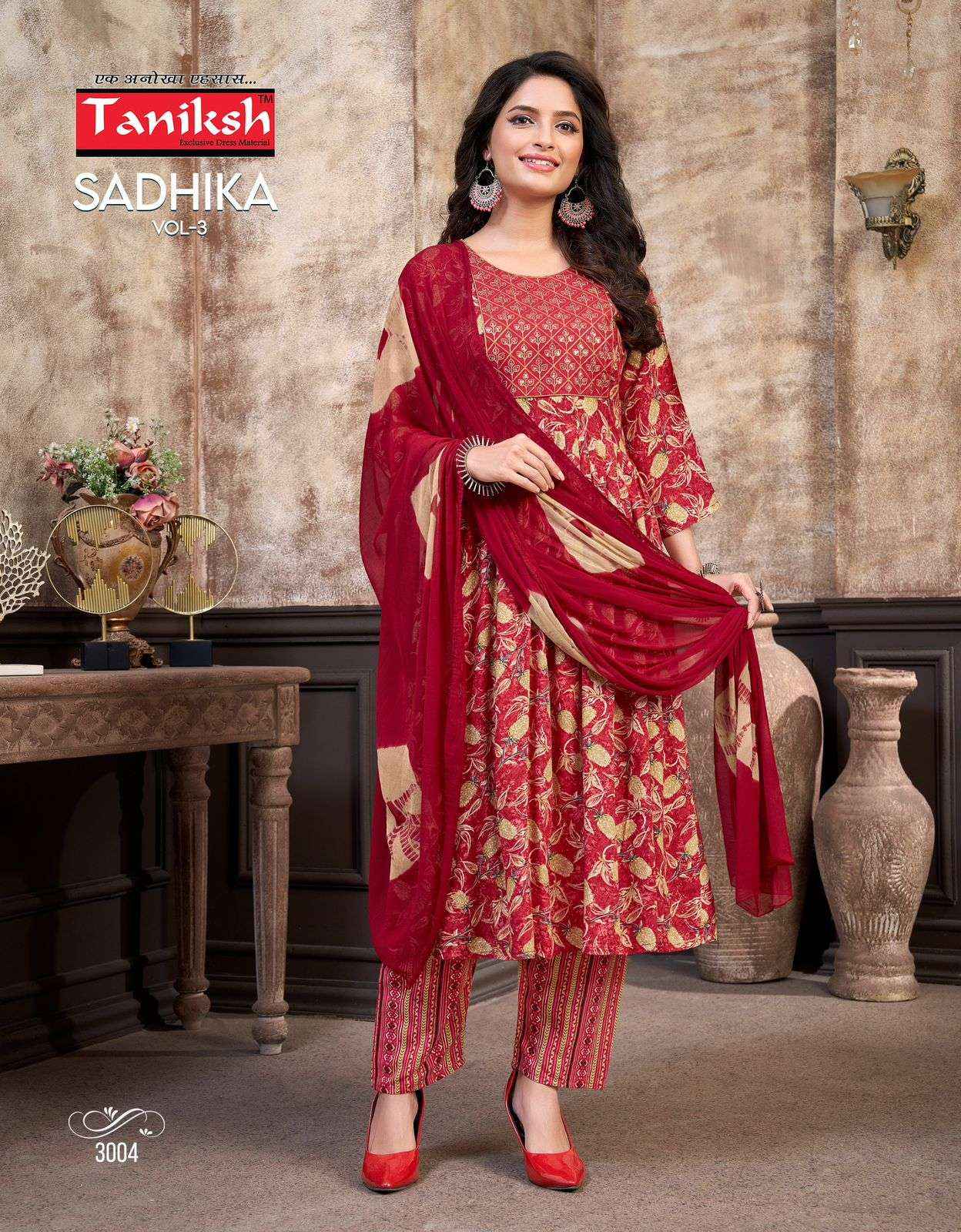 Taniksh Sadhika Vol 3 Rayon Kurti Combo 8 pcs Catalogue