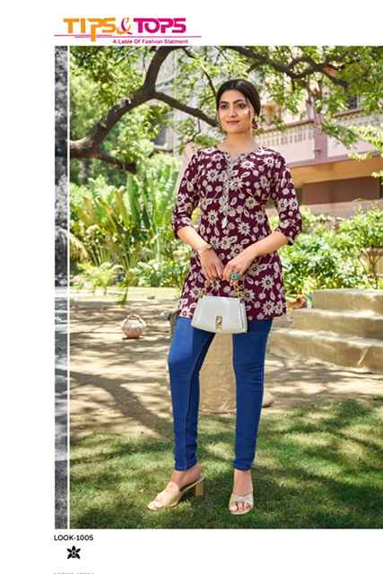 Tips & Tops Cotton Candy Vol 7 Cotton Kurti 8 pcs Catalogue