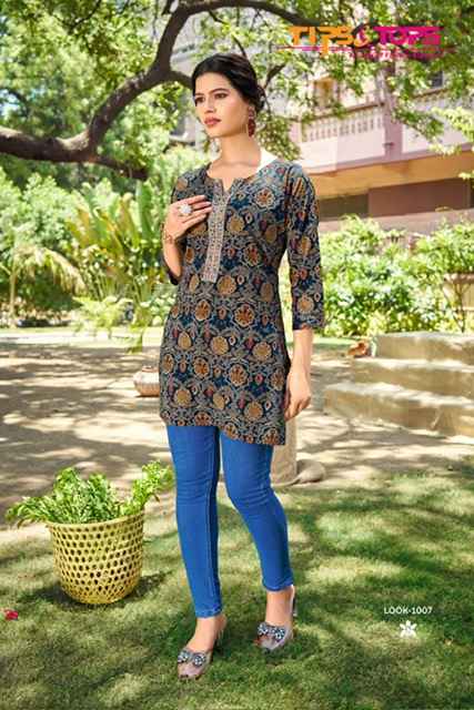 Tips & Tops Cotton Candy Vol 7 Cotton Kurti 8 pcs Catalogue