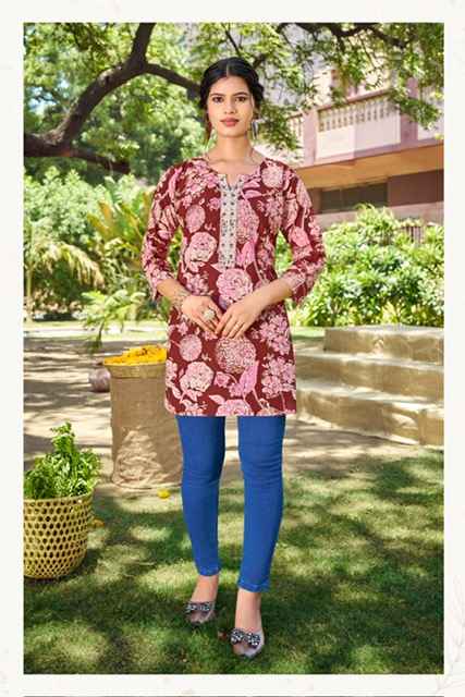 Tips & Tops Cotton Candy Vol 7 Cotton Kurti 8 pcs Catalogue