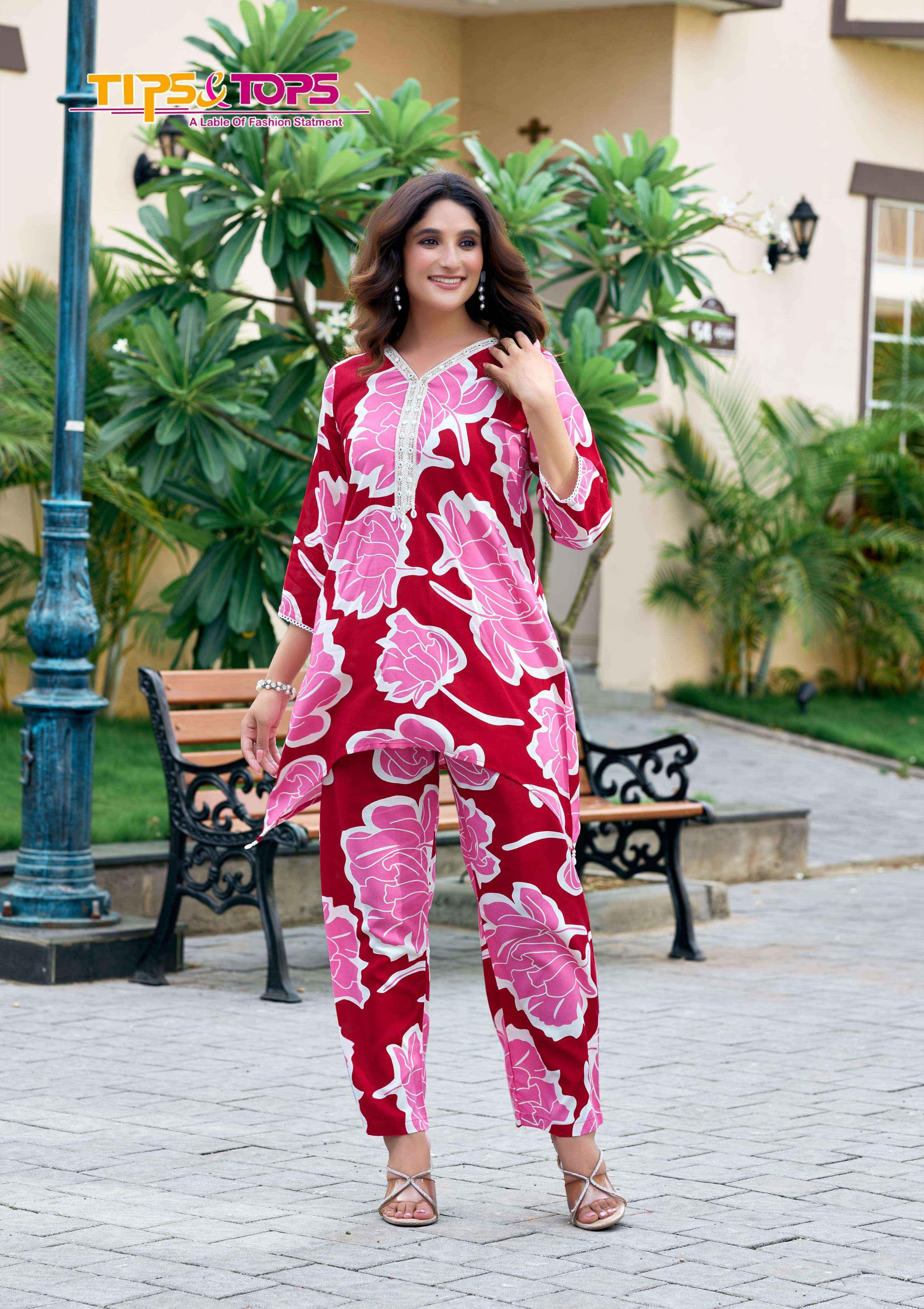 Tips & Tops Lifestyle Vol 2 Rayon Co ord set 6 pcs Catalogue