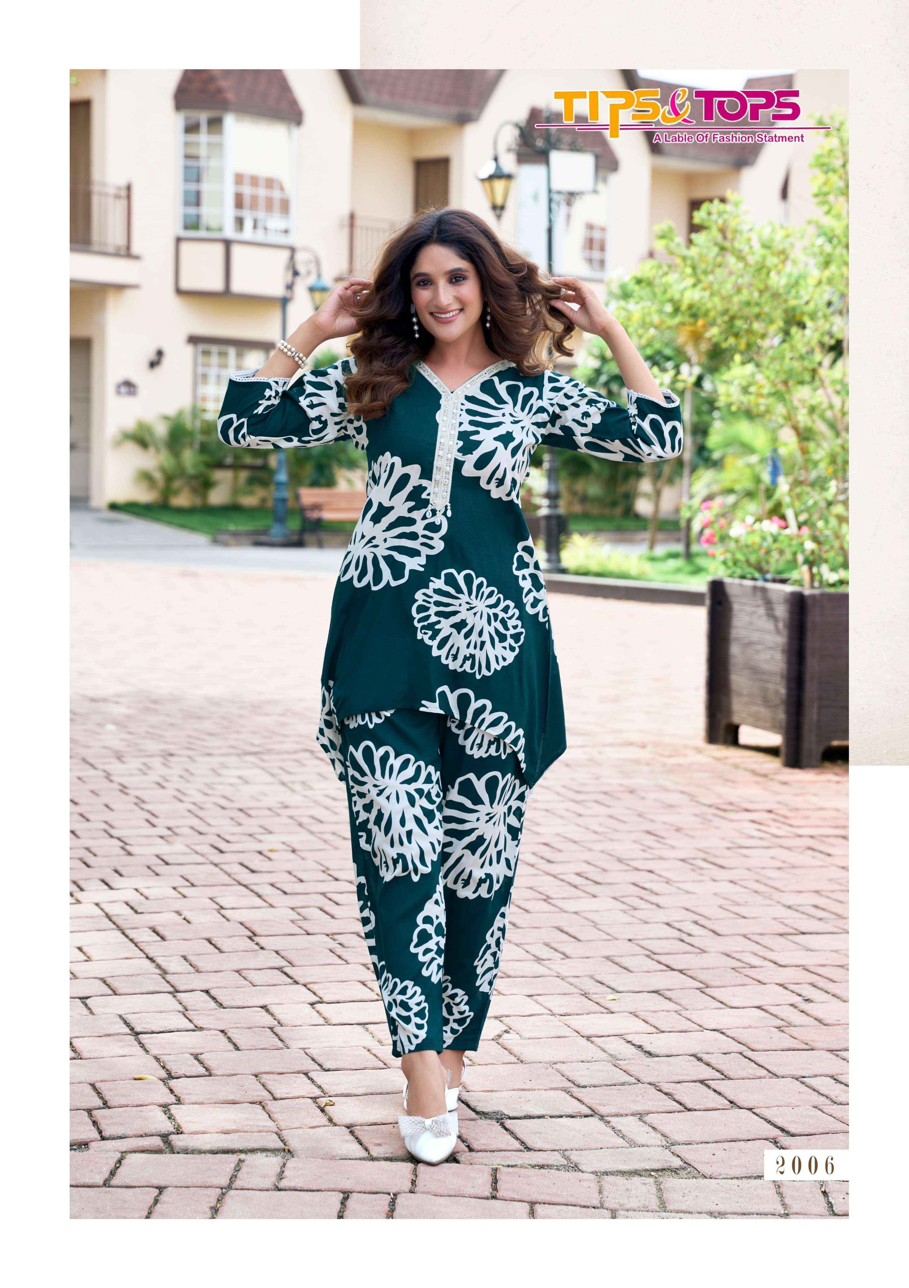 Tips & Tops Lifestyle Vol 2 Rayon Co ord set 6 pcs Catalogue