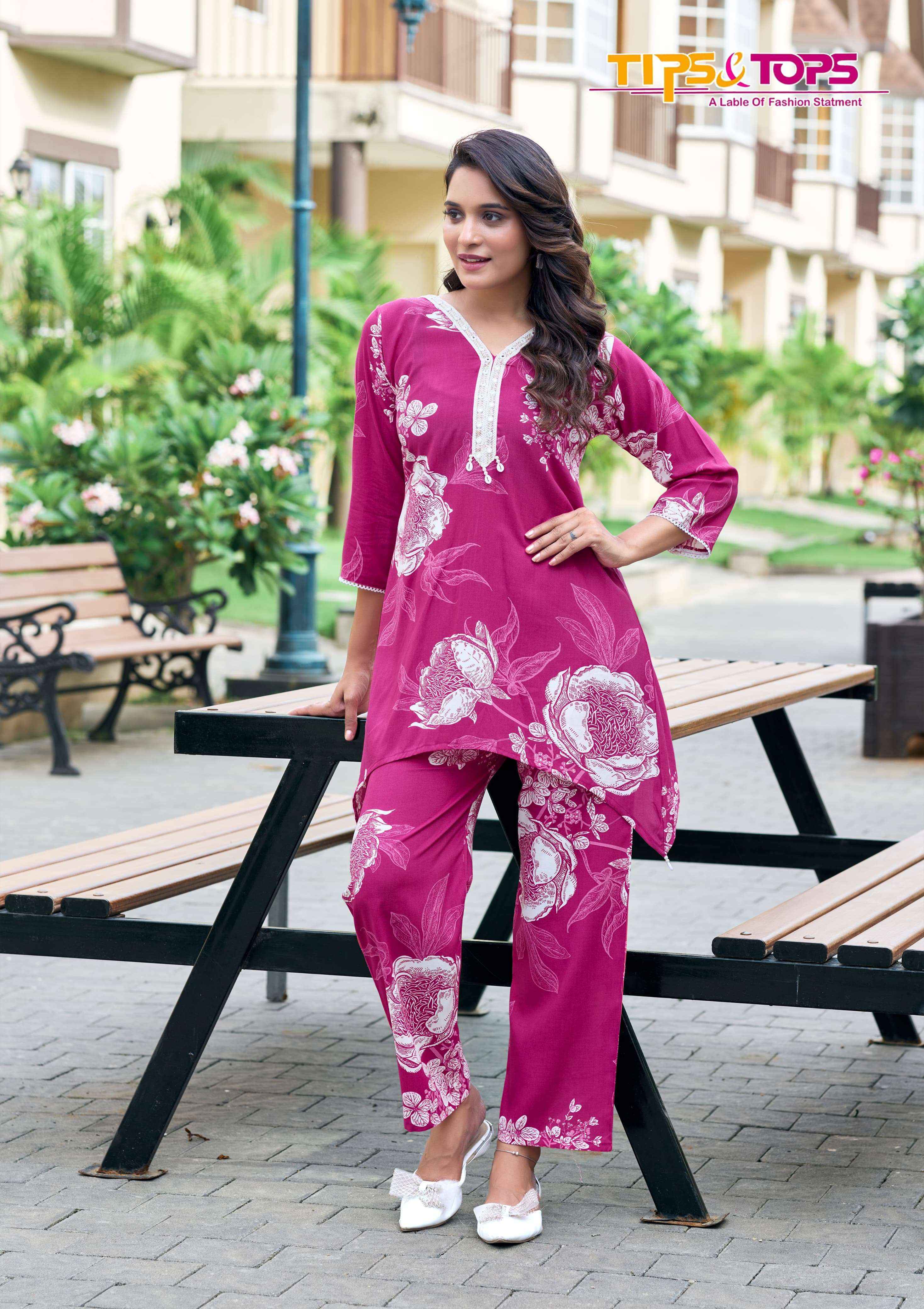 Tips & Tops Lifestyle Vol 2 Rayon Co ord set 6 pcs Catalogue