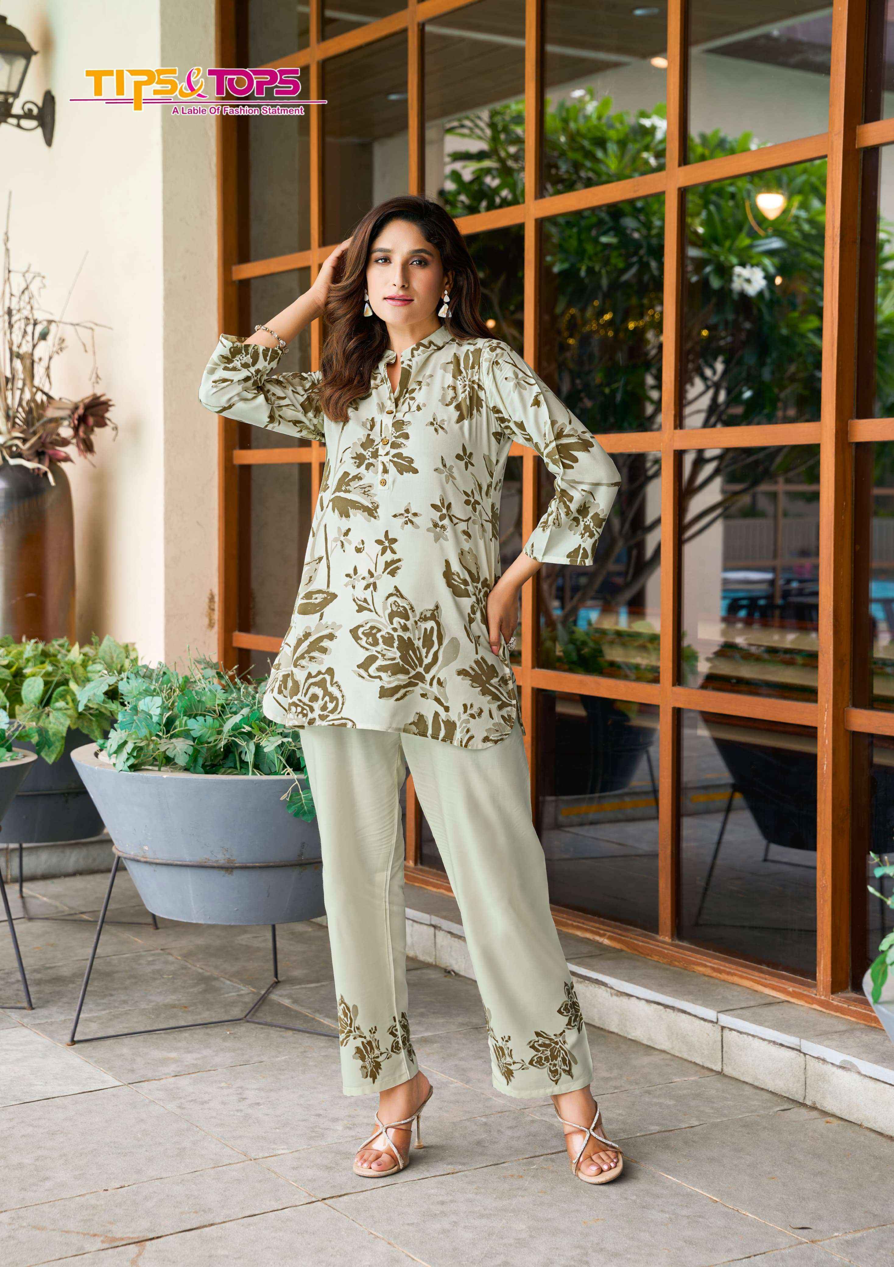 Tips & Tops Summer Beauty Vol 2 Rayon Kurti With Bottom 6 pcs Catalogue