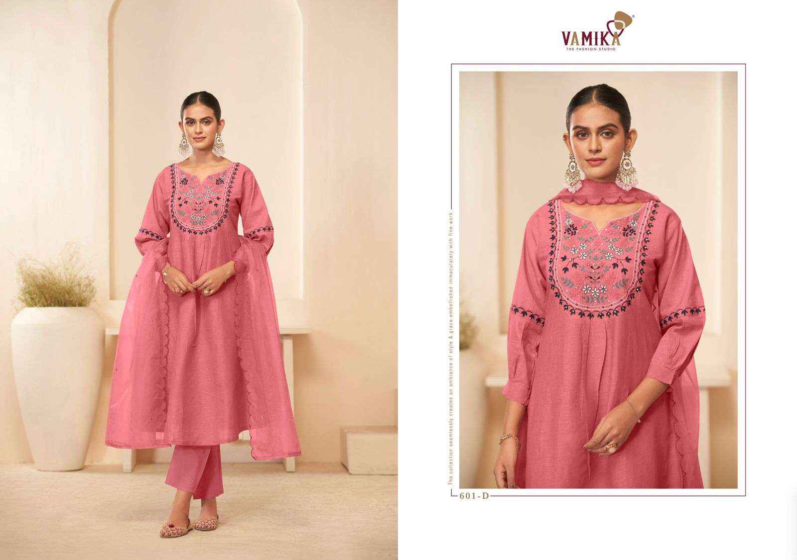 Vamika Rasmalai Vol 1 Readymade Cambric Cotton Dress 4 pcs Catalogue