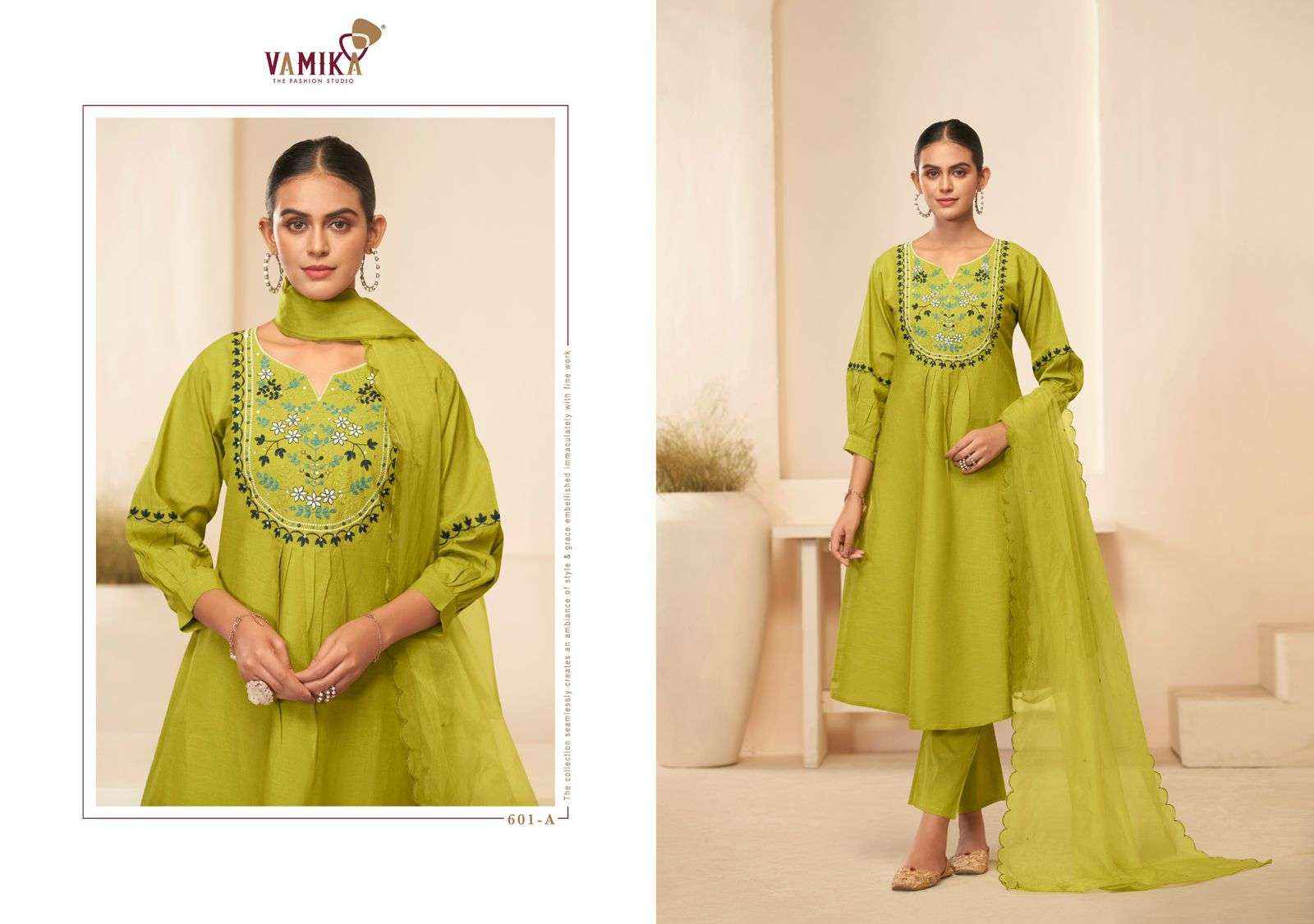 Vamika Rasmalai Vol 1 Readymade Cambric Cotton Dress 4 pcs Catalogue