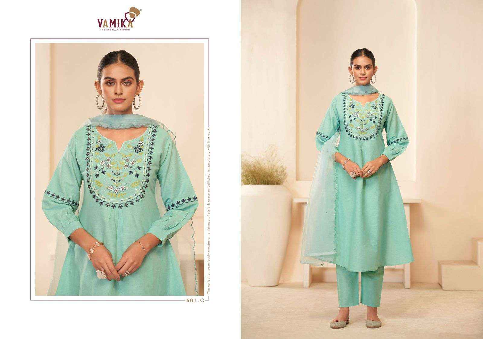 Vamika Rasmalai Vol 1 Readymade Cambric Cotton Dress 4 pcs Catalogue