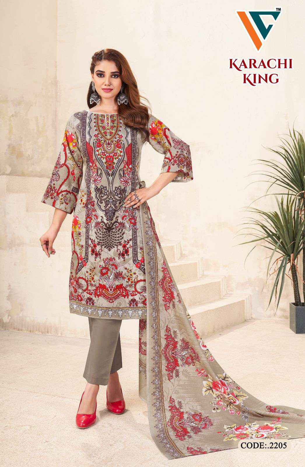 Vandana Creation Karachi King Vol 22 Cotton Dress Material