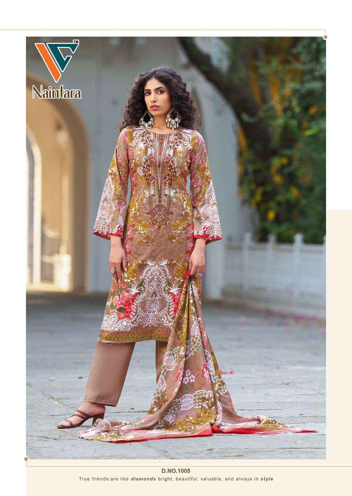 Vandana Creation Naintara Vol 1 Cotton Dress Material 8 pcs Catalogue