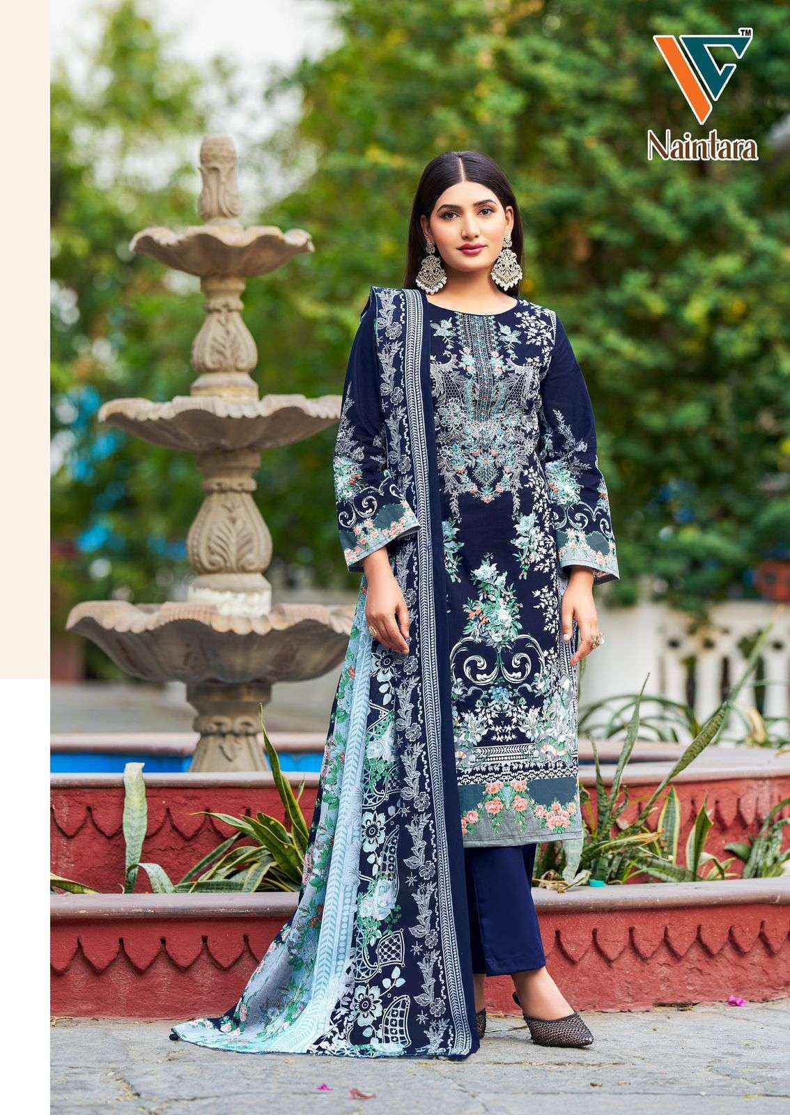 Vandana Creation Naintara Vol 1 Cotton Dress Material 8 pcs Catalogue