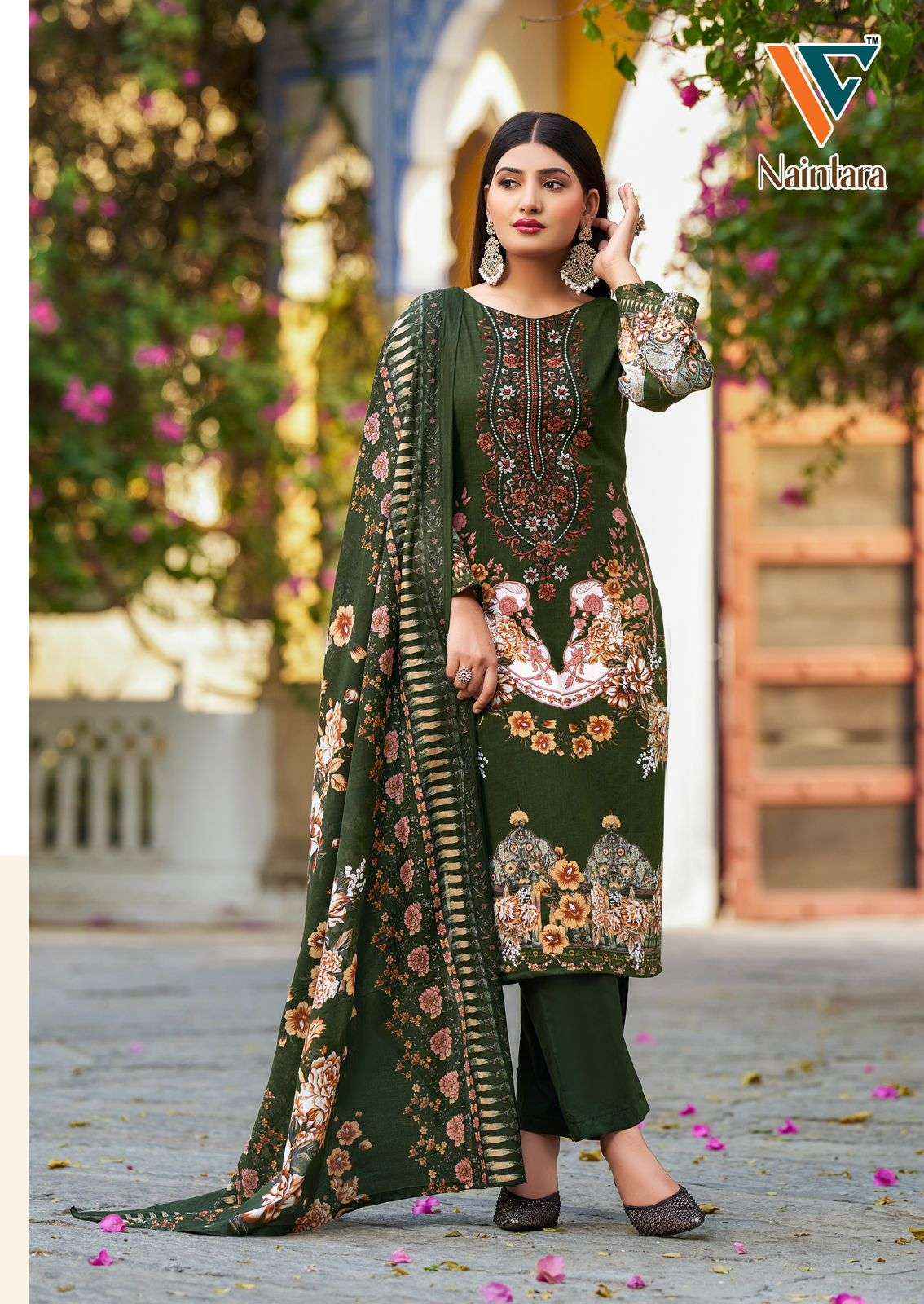 Vandana Creation Naintara Vol 1 Cotton Dress Material 8 pcs Catalogue