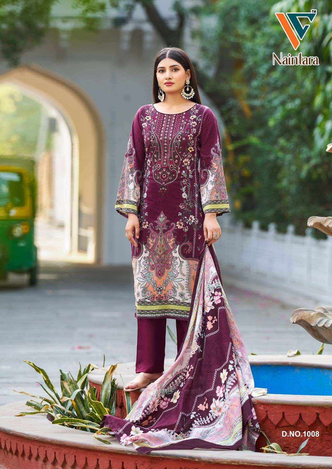 Vandana Creation Naintara Vol 1 Cotton Dress Material 8 pcs Catalogue