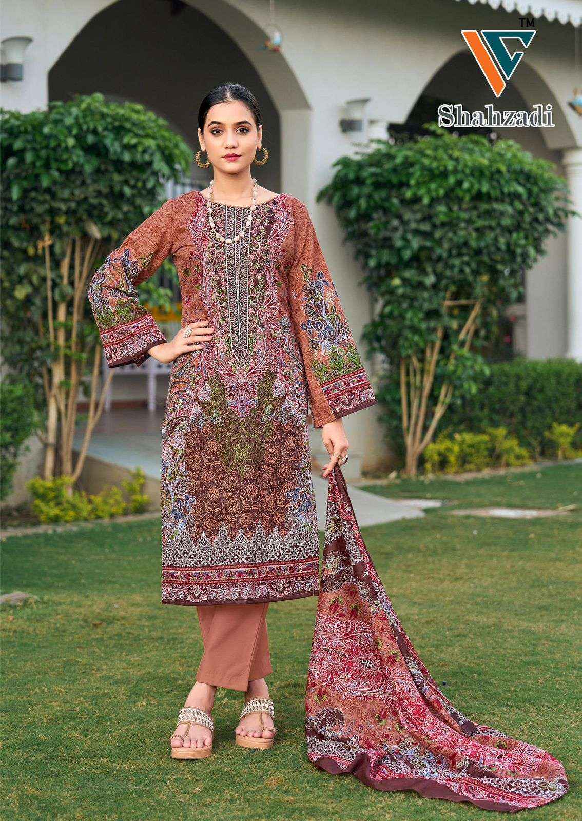 Vandana Creation Shahzadi Vol 5 Cotton Dress Material 8 pcs Catalogue