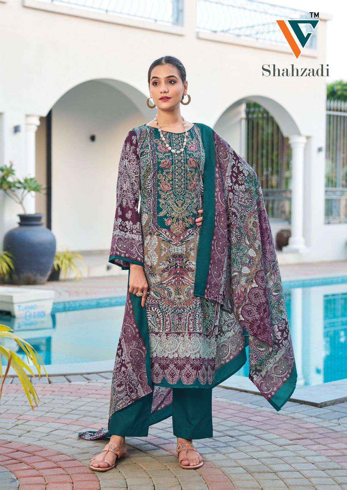 Vandana Creation Shahzadi Vol 5 Cotton Dress Material 8 pcs Catalogue