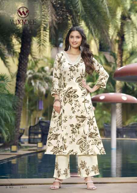 Woodee Payal Rayon Co-Ord Set 6 pcs Catalogue