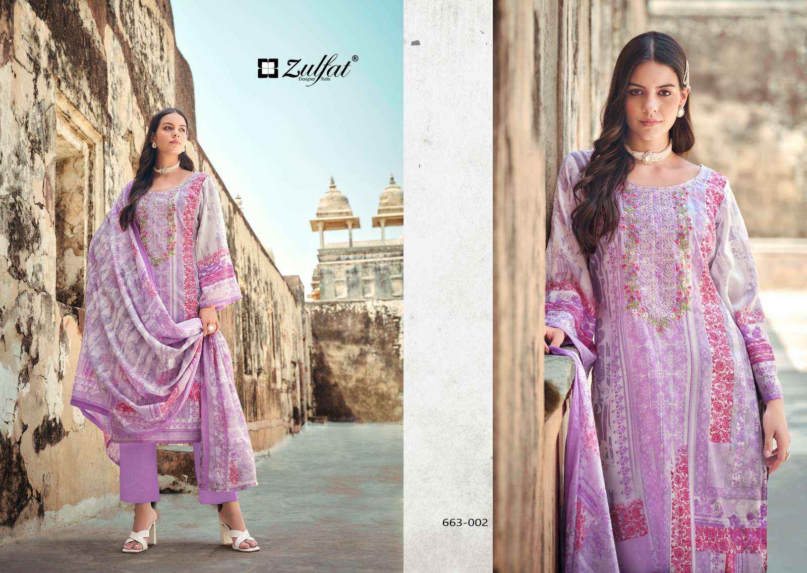 Zulfat Gulnaaz Vol 5 Cotton Dress Material 8 pcs Catalogue
