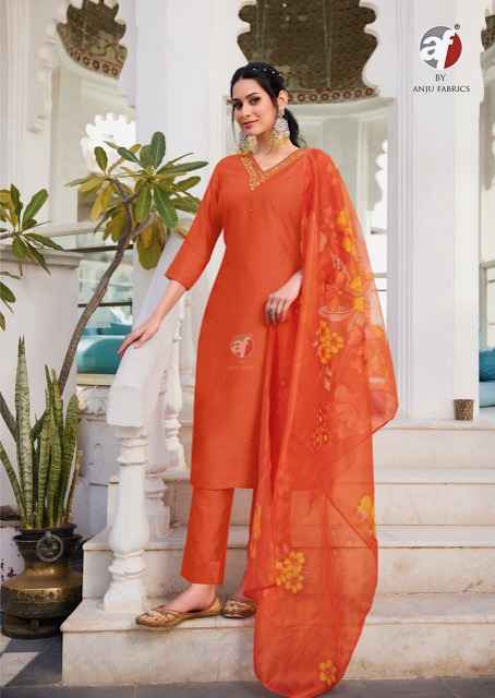 Anju Fabrics Nakhrali Vol 6 Modal Silk Kurti Combo 6 pcs Catalogue