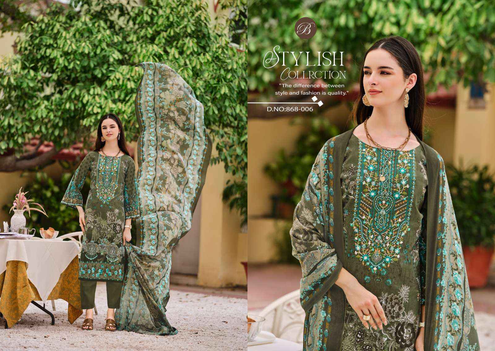 Belliza Naira Vol 112 Cotton Dress Material 8 pcs Cataloge