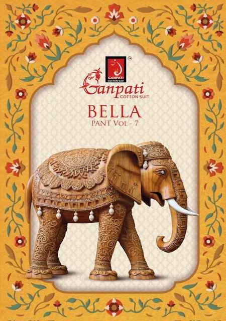 Ganpati Bella Patiyala Vol 7 Cotton Dress Material 15 pcs Catalogue