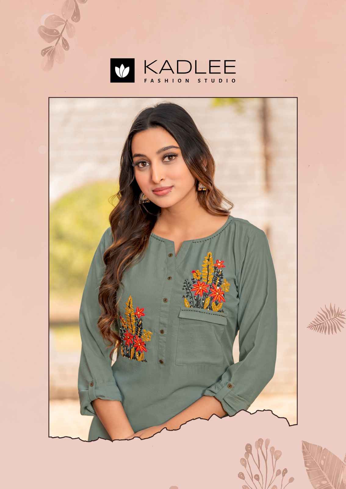 Kadlee Sumer Rayon Kurti designer ladies dress supplier online