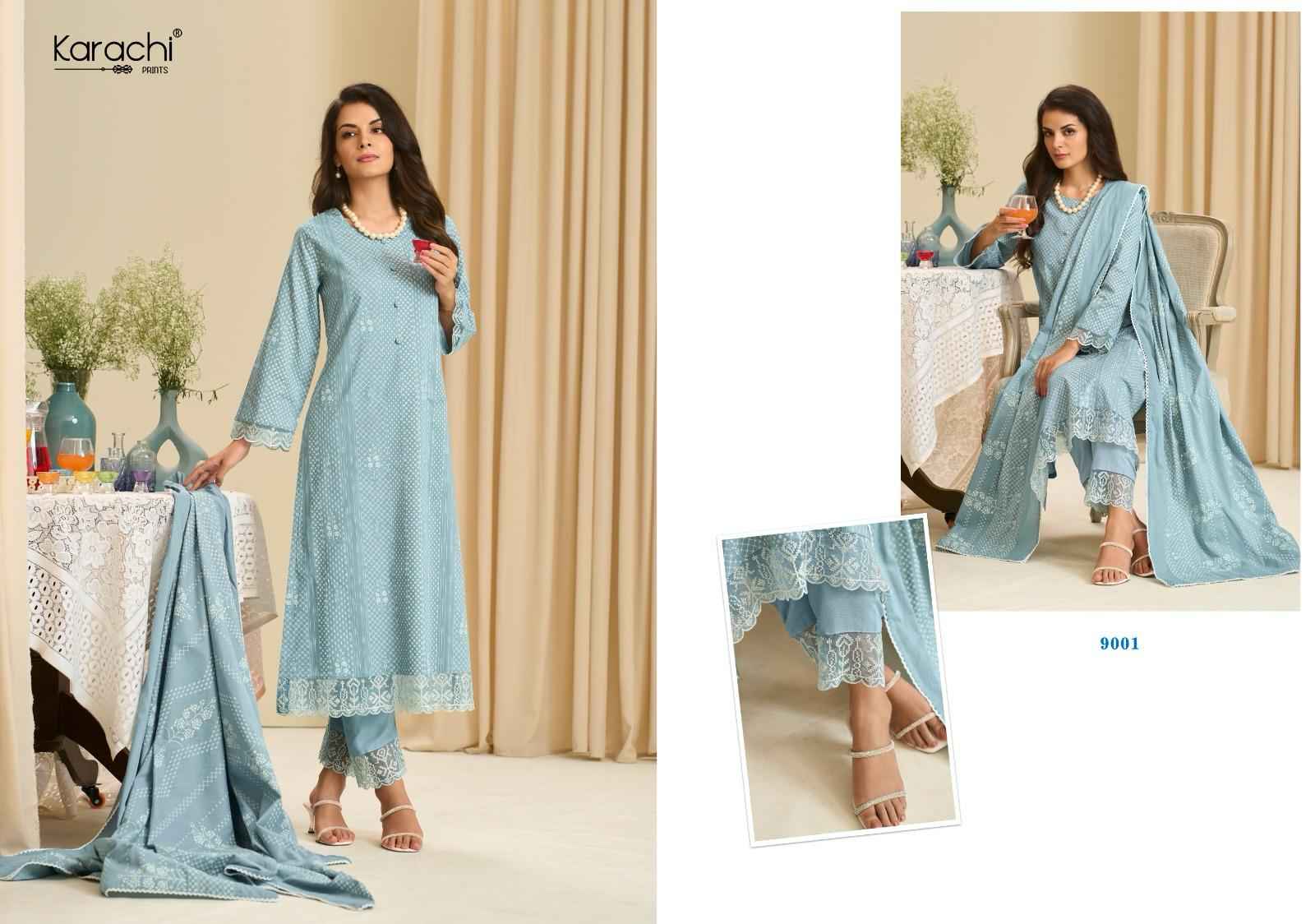 Karachi Prints Ibadat Vol 2 Camric Cotton Dress Material 6 pcs Catalogue