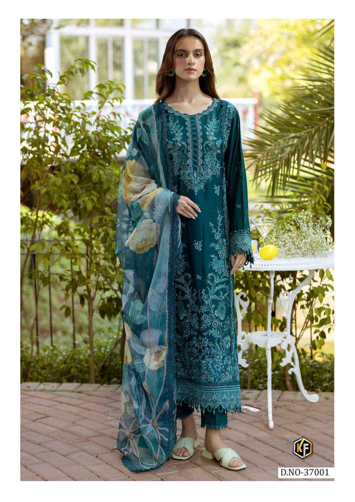 Keval Fab Maria B Vol 37 Cotton Dress Material designer kevalfab suits  trader