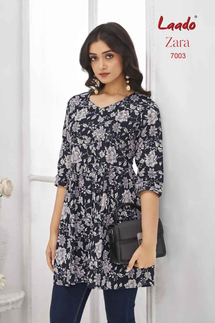 Laado Zara Vol 7 Cotton Kurti 12 pcs Catalogue