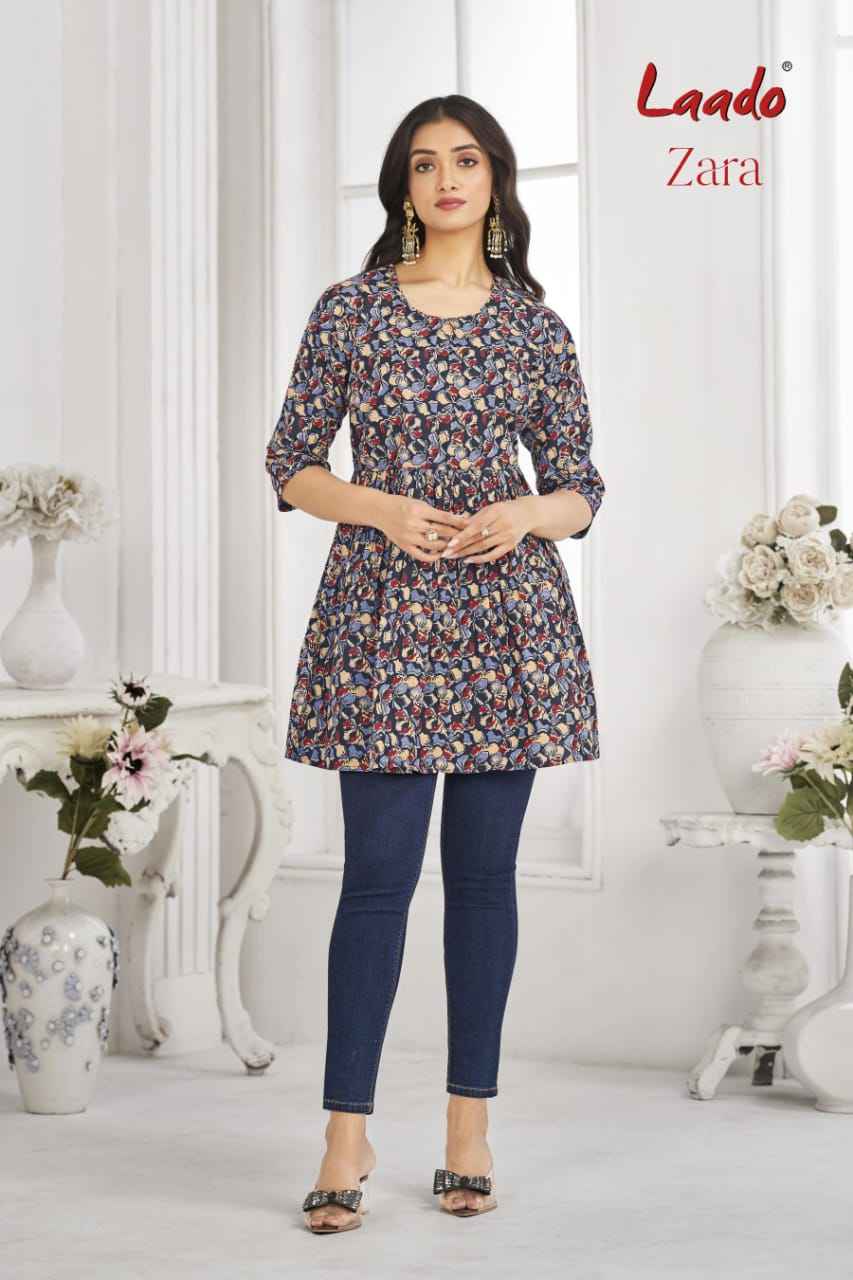 Laado Zara Vol 7 Cotton Kurti 12 pcs Catalogue