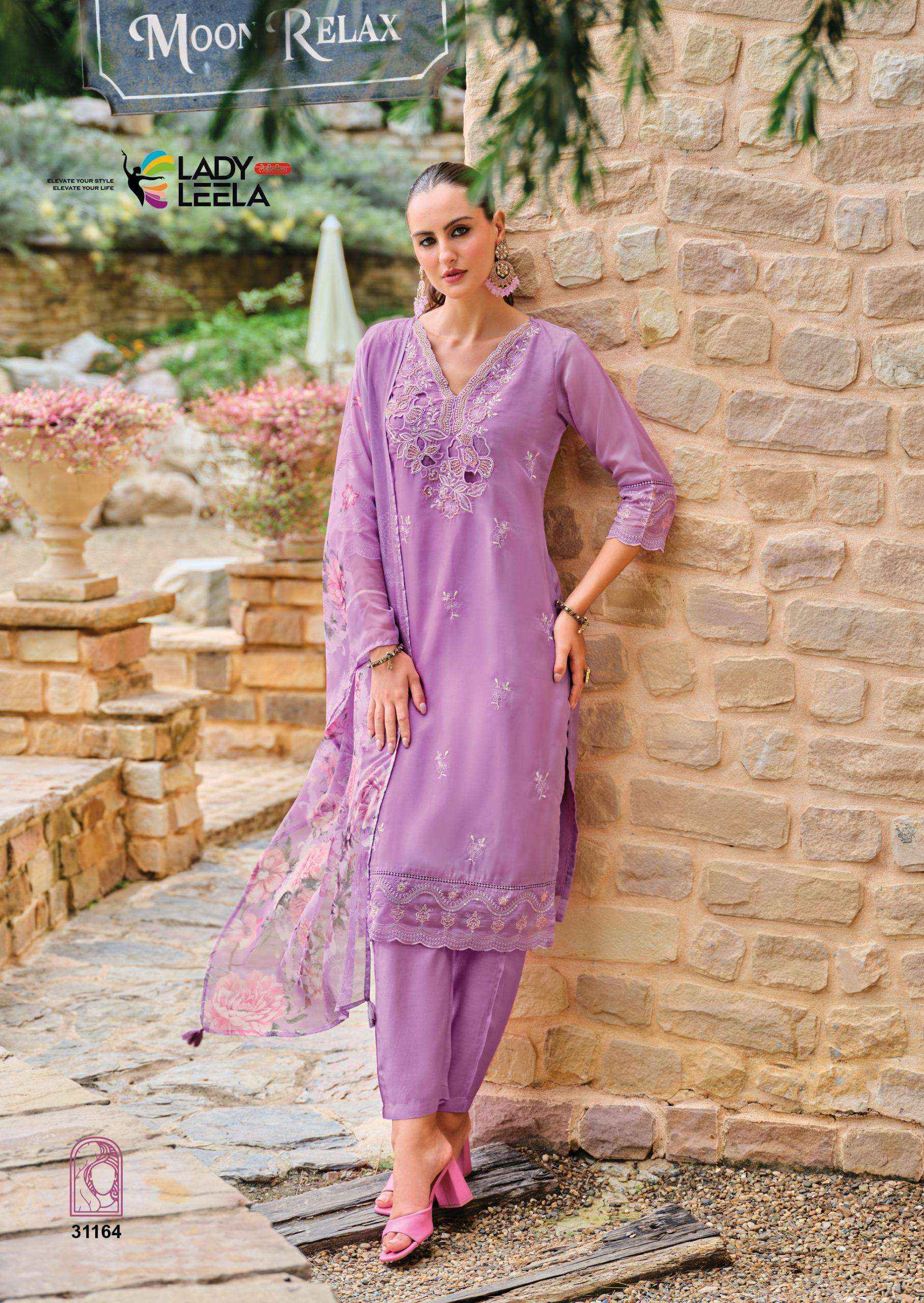 Lady Leela Varnika Vol 2 Organza Kurti Combo 4 pcs Catalogue