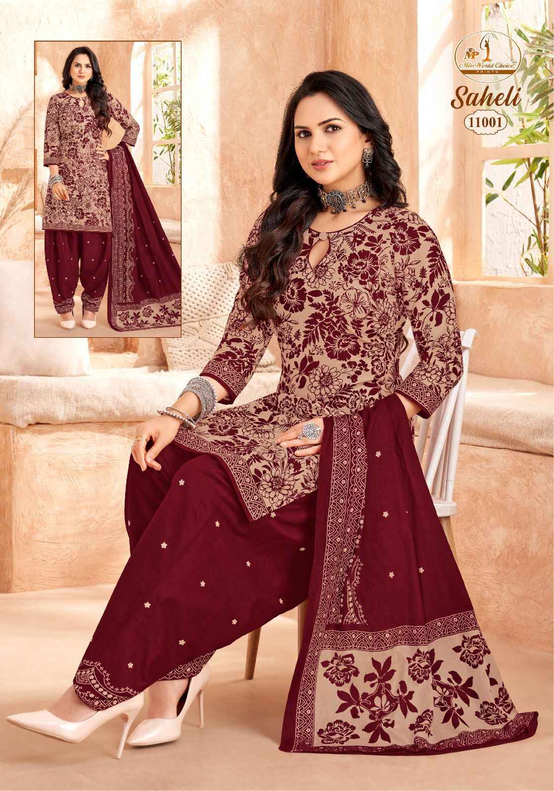 Miss World Choice Saheli Vol 11 Readymade Cotton Dress 10 pcs Catalogue