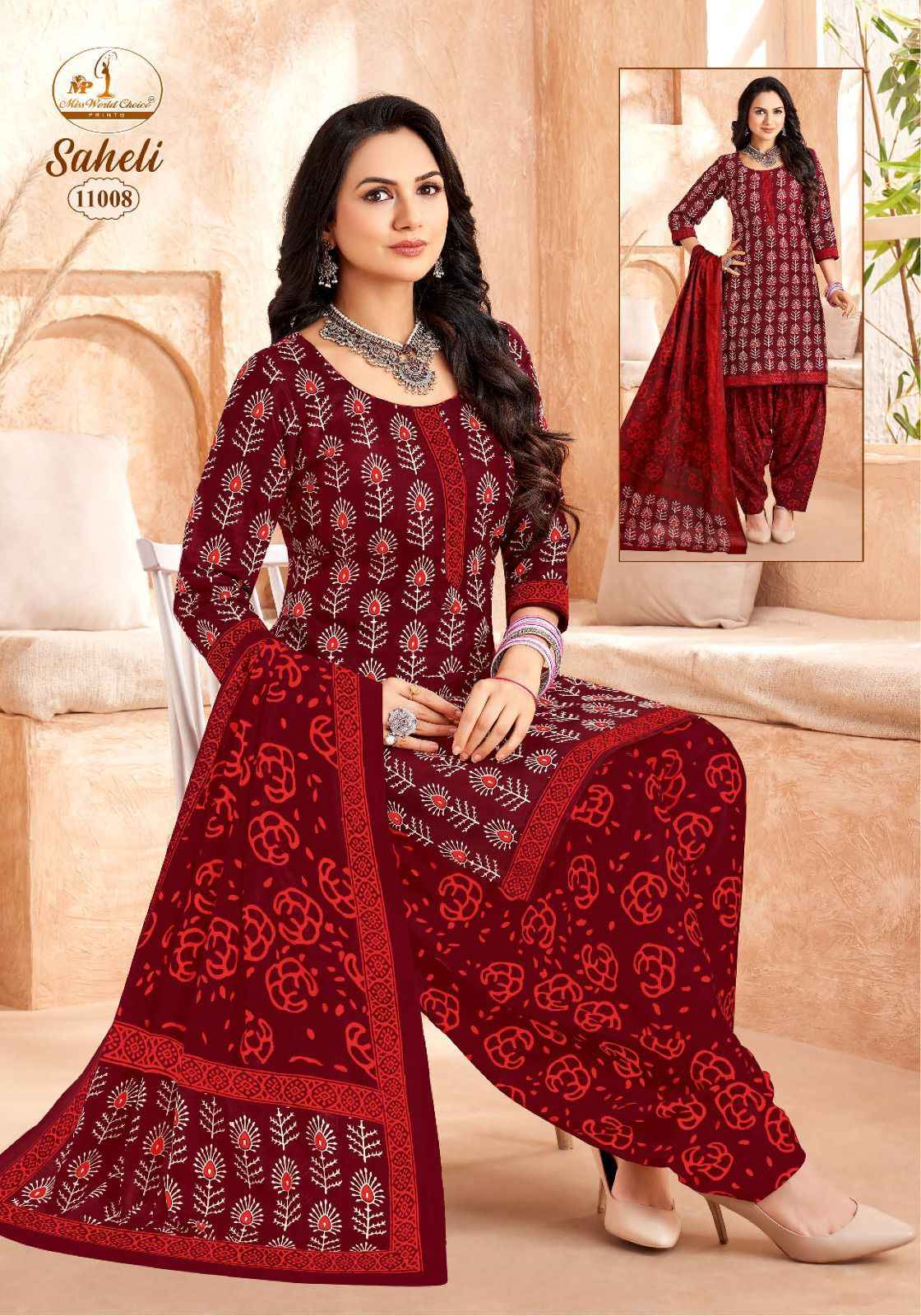 Miss World Choice Saheli Vol 11 Readymade Cotton Dress 10 pcs Catalogue