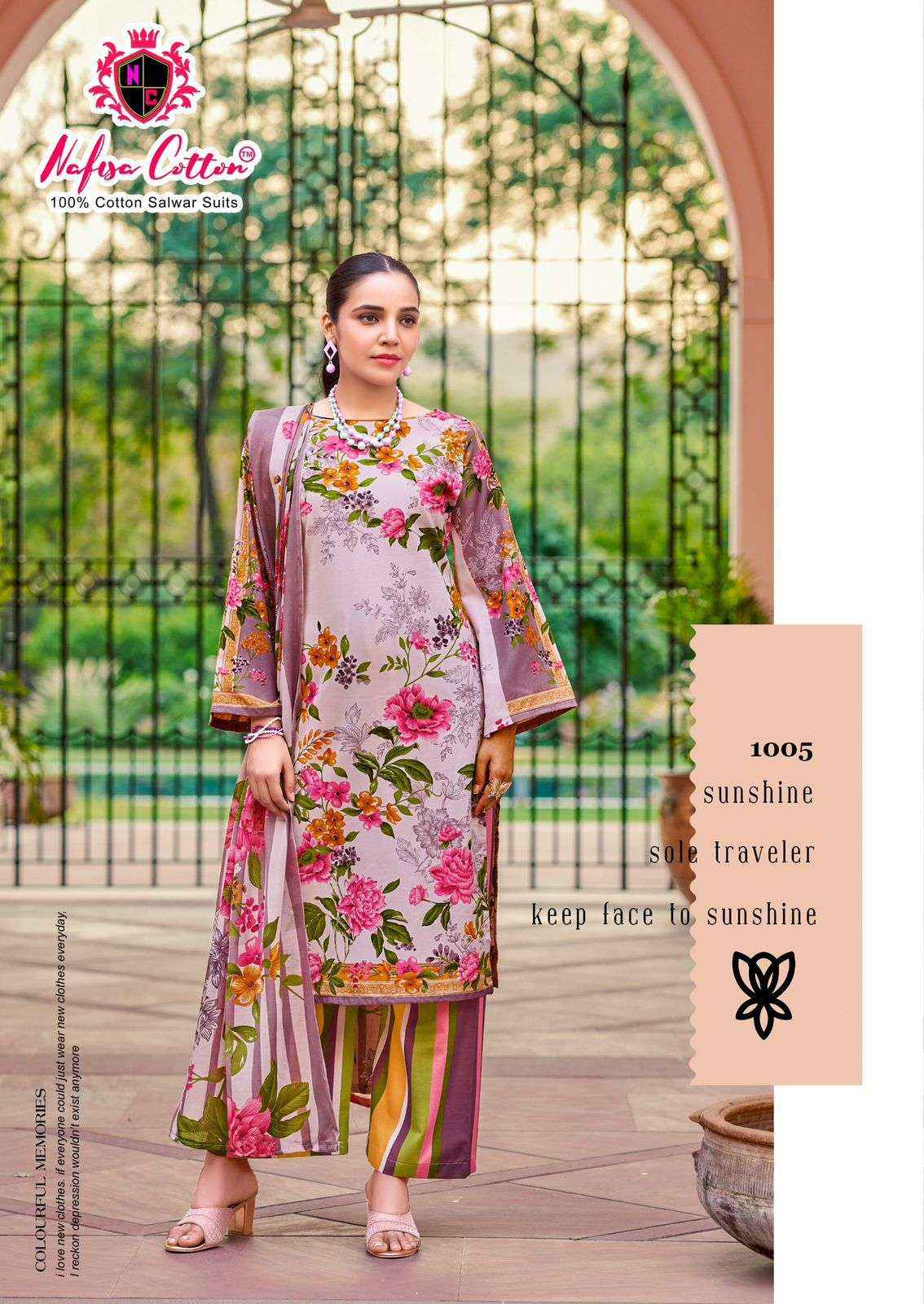 Nafisa Cotton Majestic Cotton Dress Material 6 pcs Catalogue