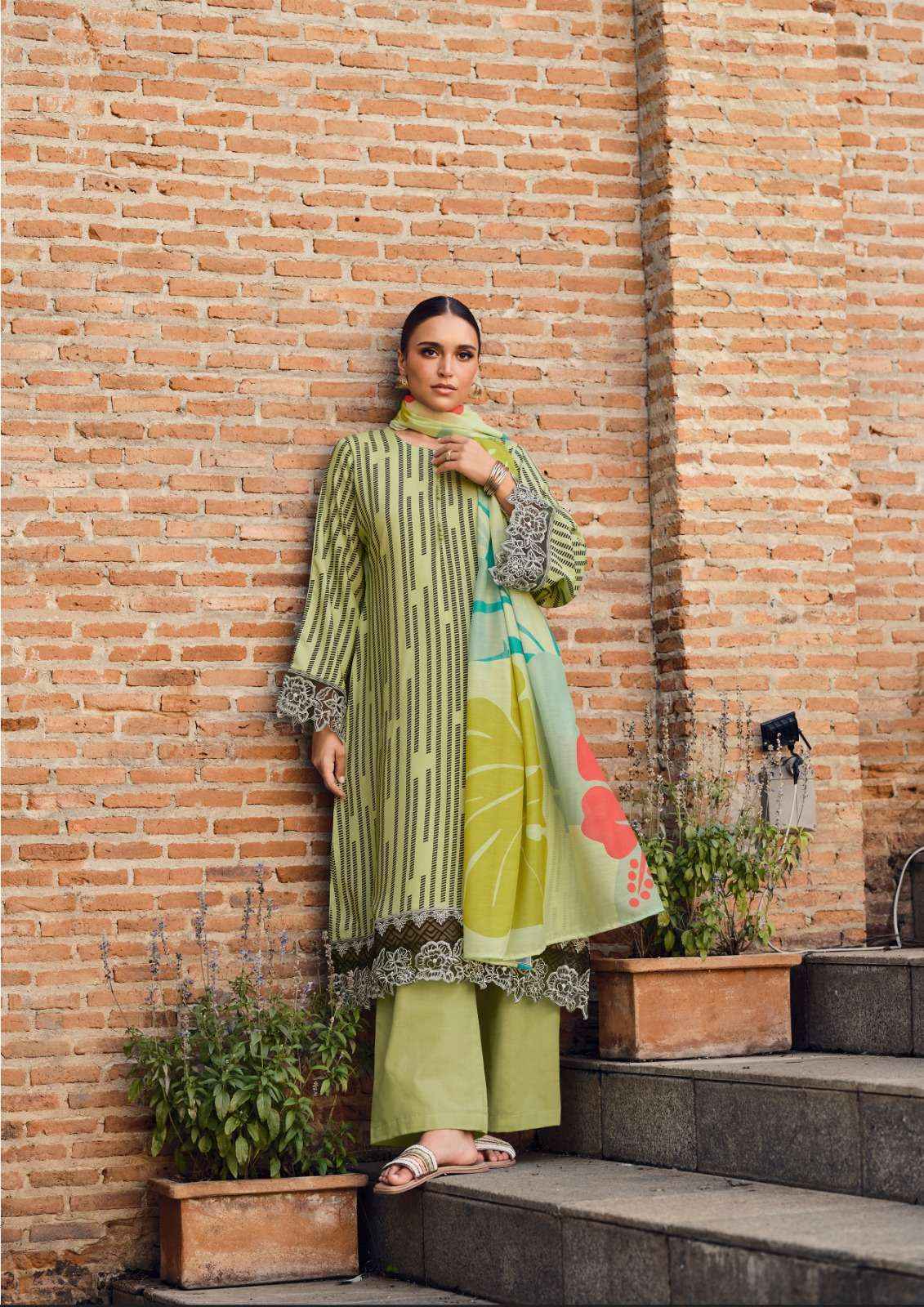 The Hermitage Shop Maham Vol 2 Jam Satin Dress Material wholesale