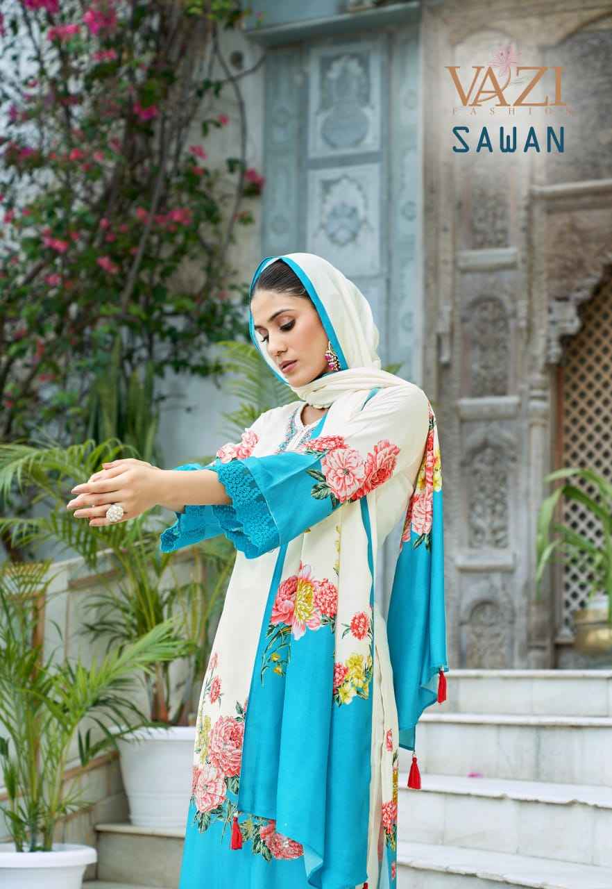 VAZI Sawan Viscouse Kurti Combo 4 pcs Catalogue
