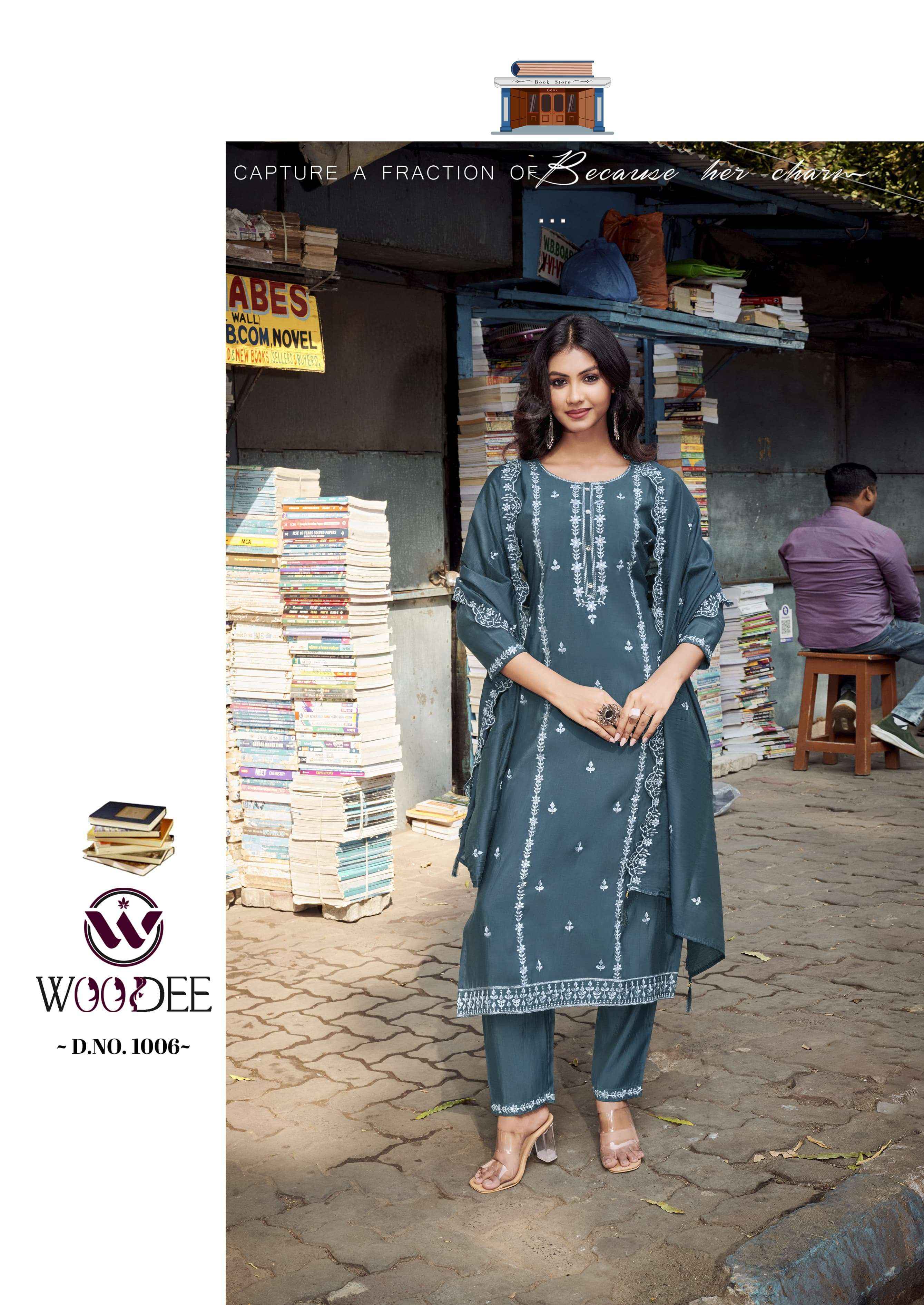 Woodee Victoria Viscose Silk Kurti Combo 6 pcs Catalogue