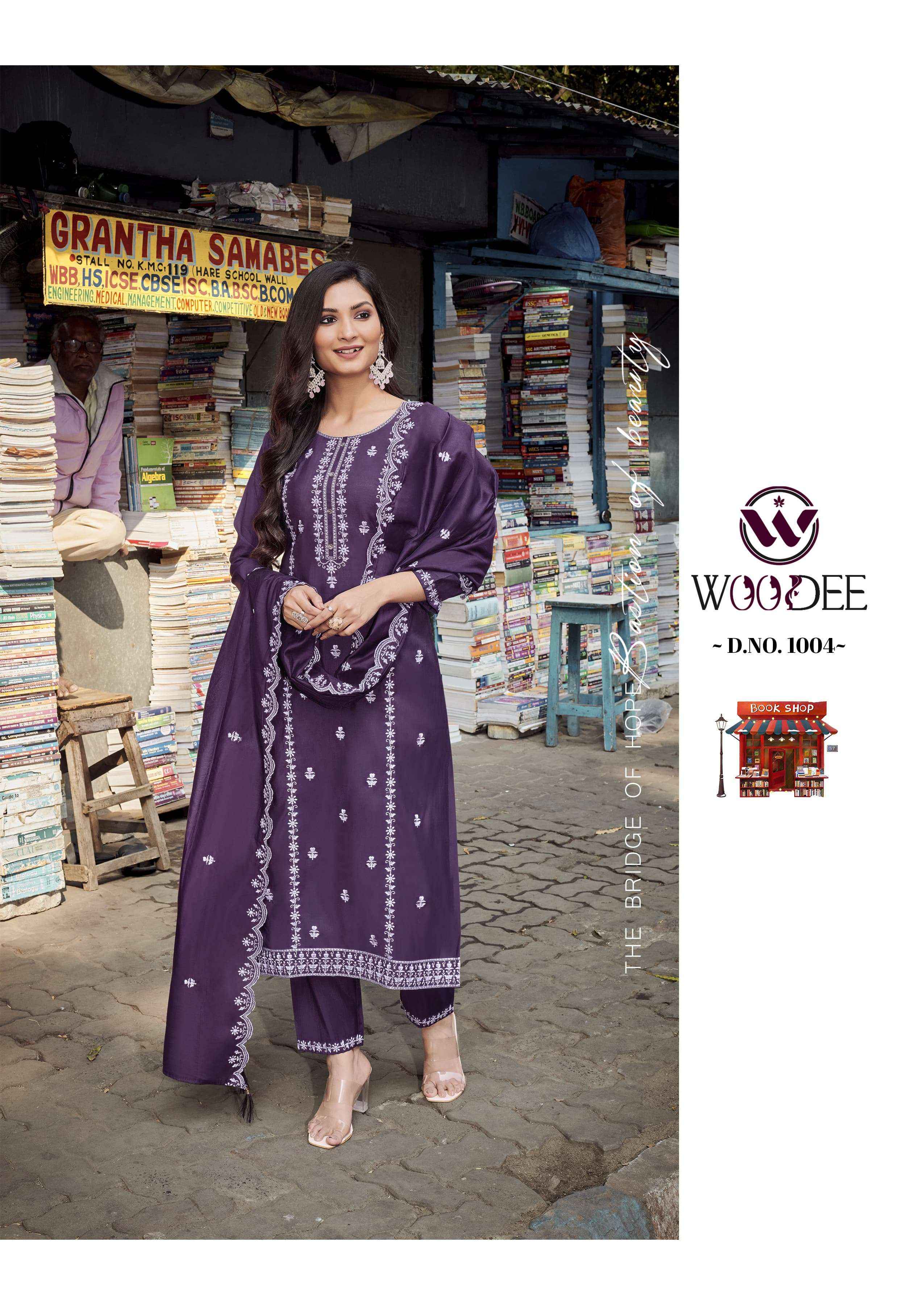 Woodee Victoria Viscose Silk Kurti Combo 6 pcs Catalogue