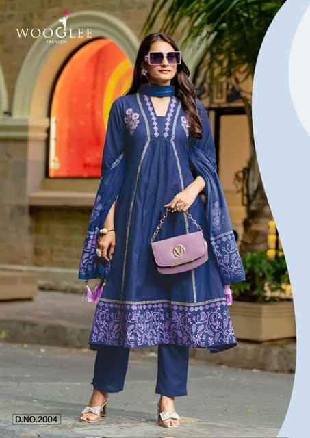 Wooglee Tanya Cotton Kurti Combo 4 pcs Catalogue