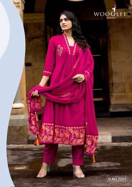 Wooglee Tanya Cotton Kurti Combo 4 pcs Catalogue