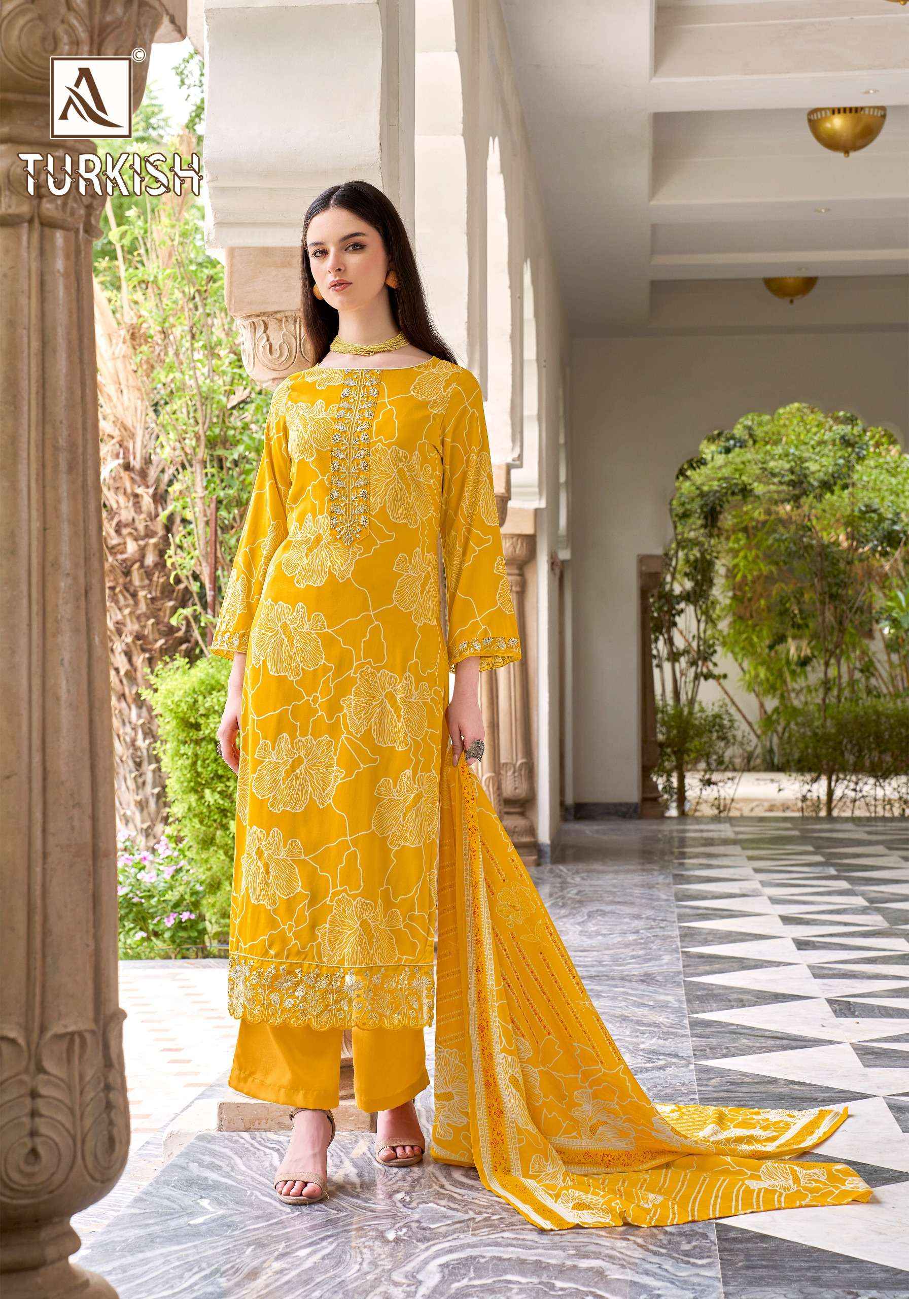 Alok Turkish Viscose Rayon Dress Material best quality womens alok dresses  online