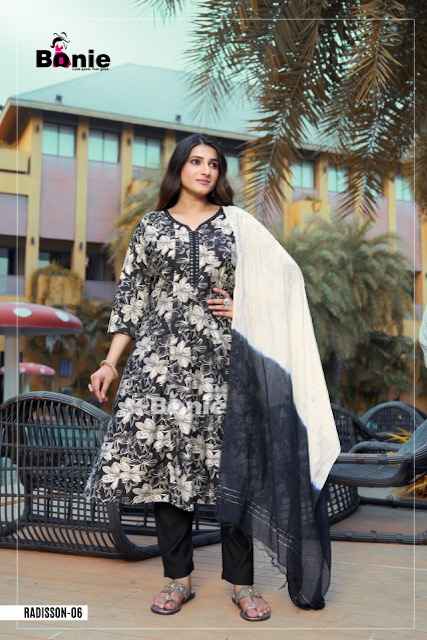 Bonie Radisson Vertican Kurti Combo 6 pcs Catalogue